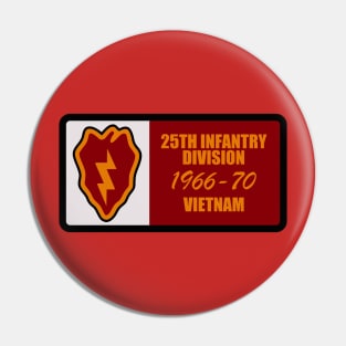 25th Infantry Division Vietnam Pin