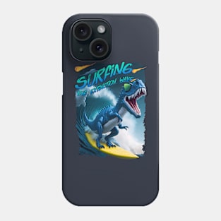 Surfing the extinction wave Phone Case