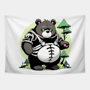 Upset bear Tapestry