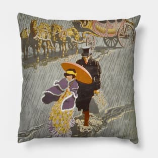 Milwaukee - Vintage Travel Poster Pillow