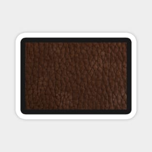 Natural brown leather Magnet