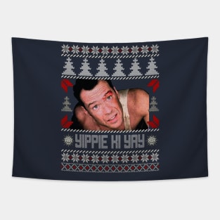 Die Hard Christmas - Yippie Ki Yay Tapestry