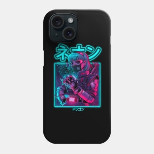 Neon Dragon Phone Case