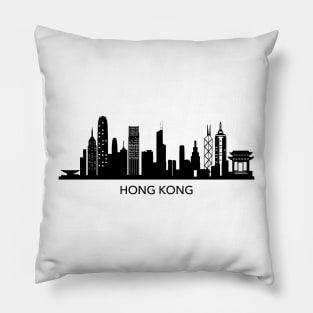 Hong Kong Skyline Pillow