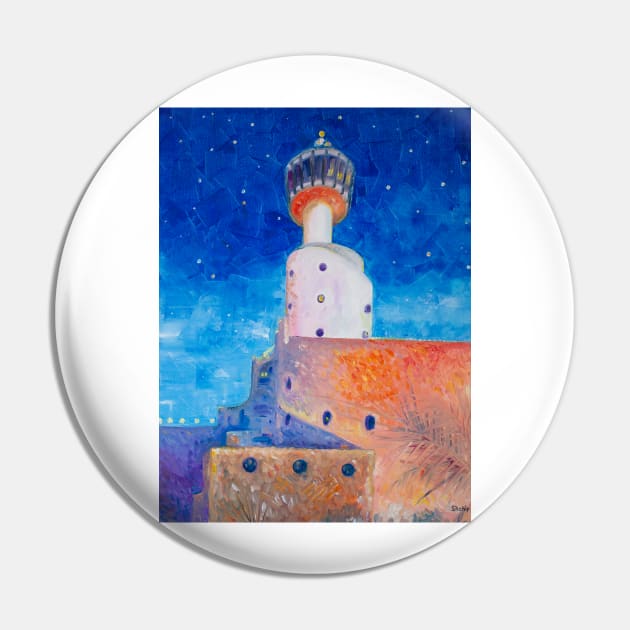 The tower of the Nautic Club in the light of street lamps Pin by NataliaShchip