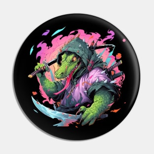 samurai croc Pin