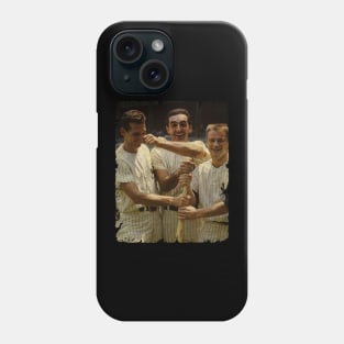 Phil Linz, Joe Pepitone, and Jim Bouton in New York Yankees Phone Case