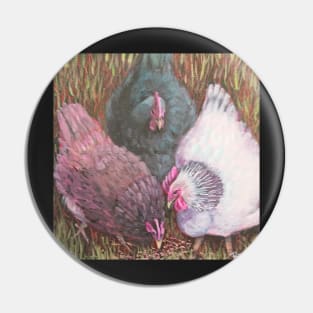 Three Chooks Pin