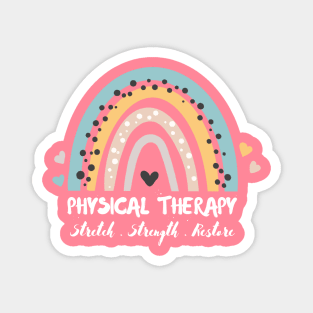 Physical Therapy, Stretch Strength Restore, Rainbow Physiotherapy Magnet