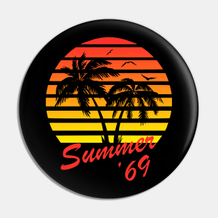 Summer '69 Tropical Sunset Pin