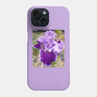 Iris Flower Purple Frilly Phone Case