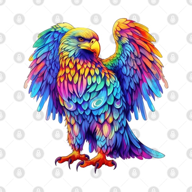 Colorful Eagle #3 by Chromatic Fusion Studio