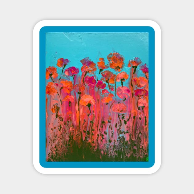 Flores Magnet by Ramona Bowen Art