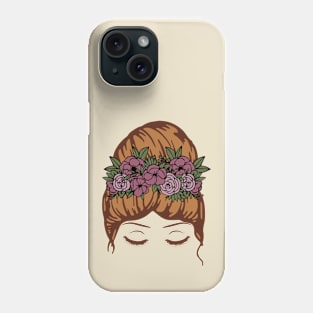 Mum Flowers in Hair Phone Case