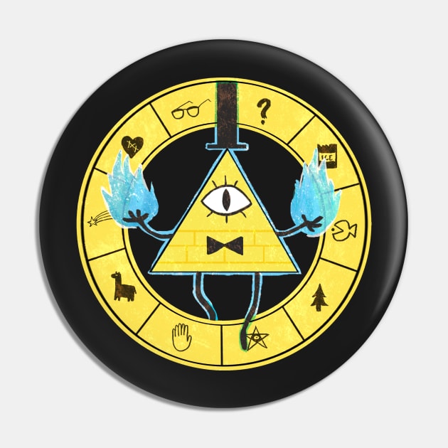 Bill Cipher - Gravity Falls (Dark background) Pin by renaesense