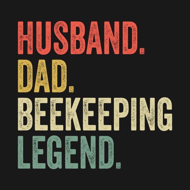 Husband Dad Beekeeper Funny Beekeeping Honey Bees by Wakzs3Arts