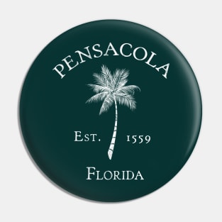 Pensacola Florida Vintage Palm Pin