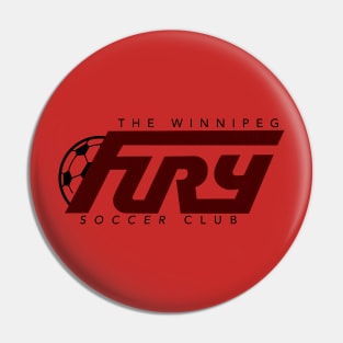 Defunct Winnipeg Fury Soccer Club 1987 Pin