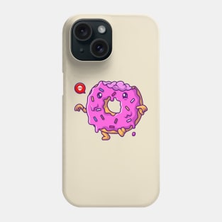 Cute Donut Zombie Walking Cartoon Phone Case