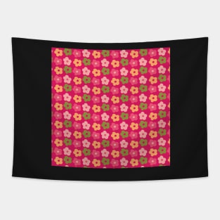 Berries and Flowers Pattern Tapestry