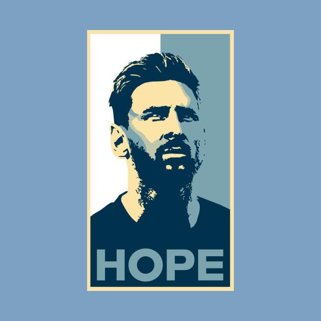 Lionel Messi Hope by LustraOneOne