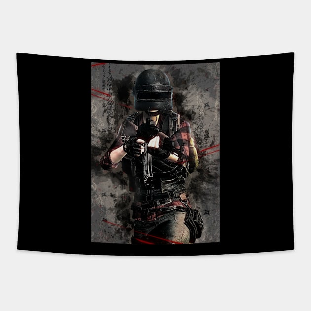 Pubg man Tapestry by Durro