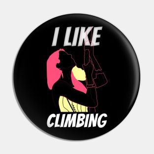 I like climbing Pin