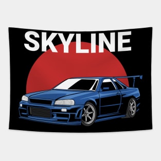 JDM Skyline Tapestry