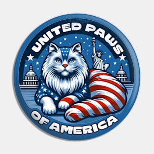 united paws of America Pin