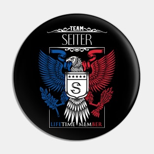 Team Seiter Lifetime Member, Seiter Name, Seiter Middle Name Pin