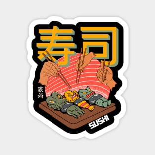 Sushi Monster Magnet