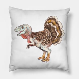 Turkeysaurus Rex (no text) Pillow