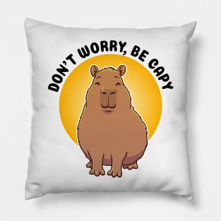 Don’t worry, be Capy Pillow