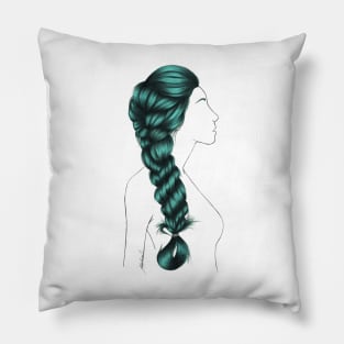 Hair braid Pillow