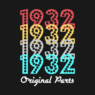 Original Parts 1932 Old Men Women Retro Sunset T-Shirt