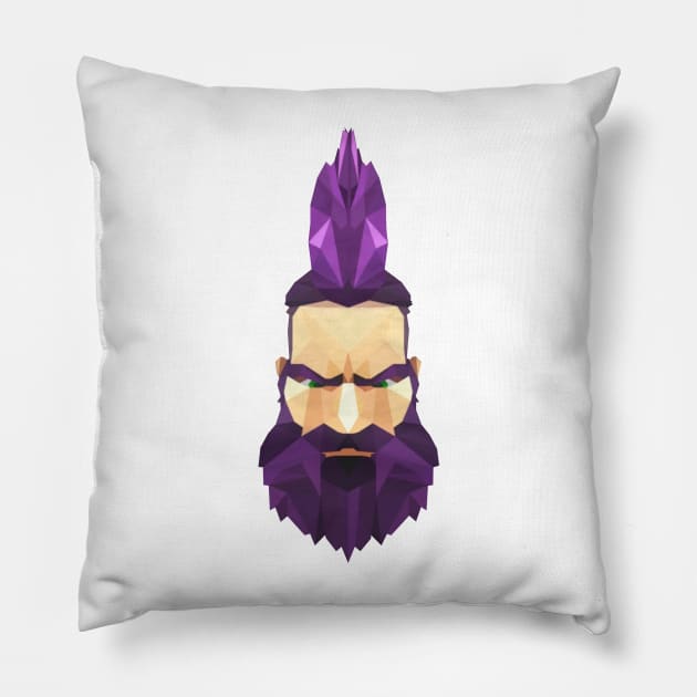 Neebs Gaming Thick 44 Head Logo Pillow by Ac Vai