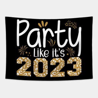 New Year 2023, Party Like it's 2023 Tapestry