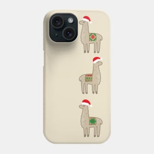 Christmas Llamas on Llamas! Phone Case