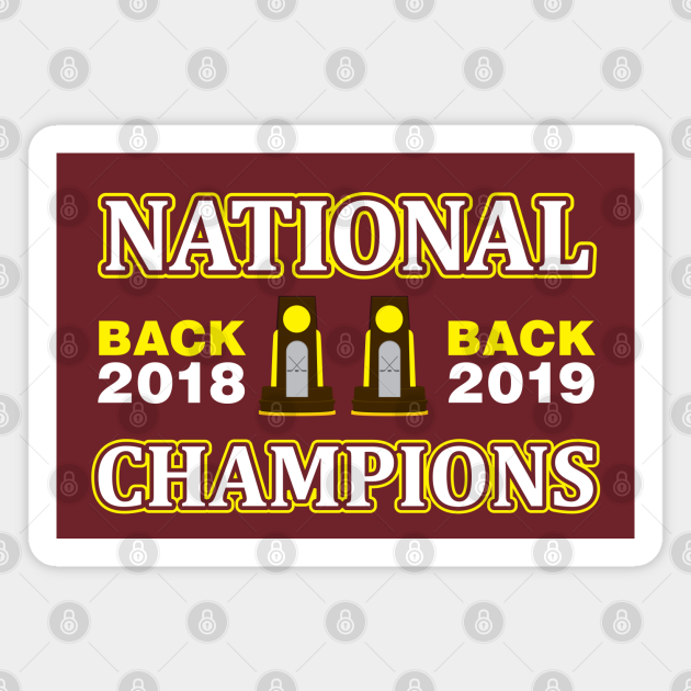 Back 2 Back Champs Umd Bulldogs Aimant Teepublic Fr Back 2 Back Champs Umd Bulldogs Aimant Teepublic Fr