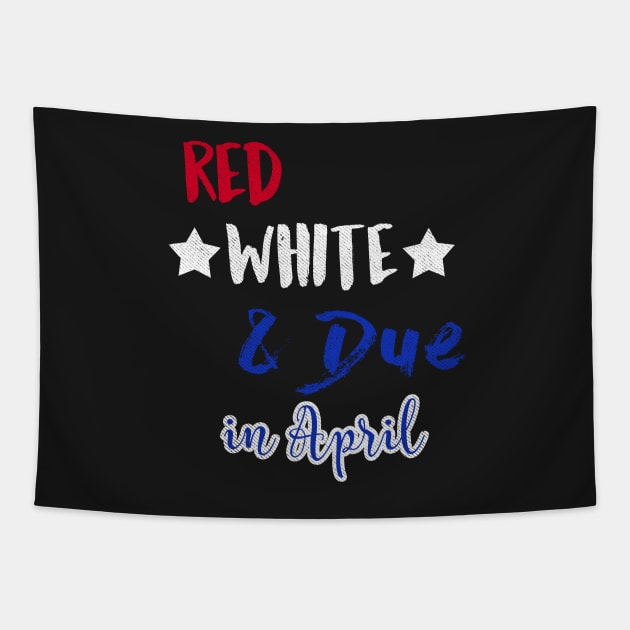 Red White and Due in April Tapestry by joshp214