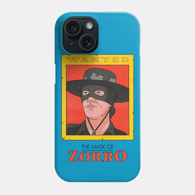 The Mask of Zorro Phone Case by BryanWestArt