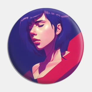 beautiful girl digital art - DESIGN Pin