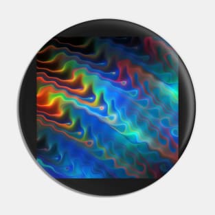 Glowing waves Pin