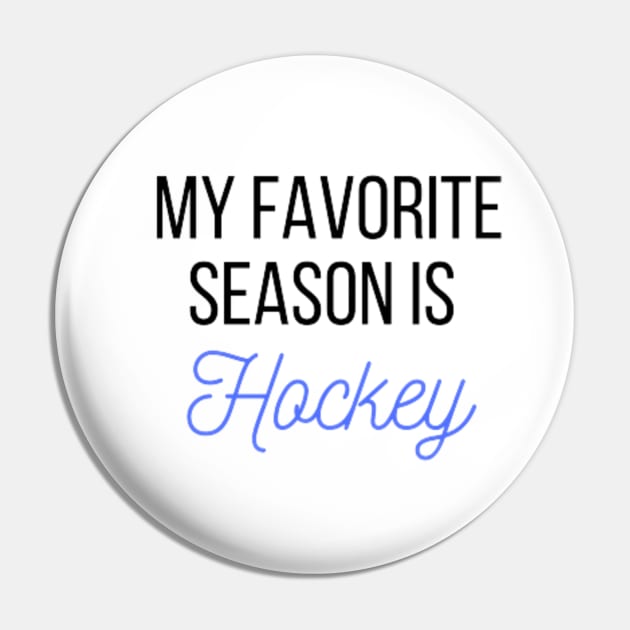 My favorite season is Hockey Pin by gabiworld