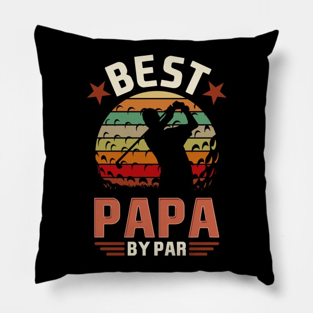 Best Grandpa Golfing Funny Gift Pillow by Dr_Squirrel