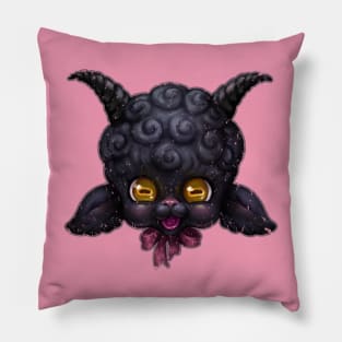 Baby Black Goat Pillow