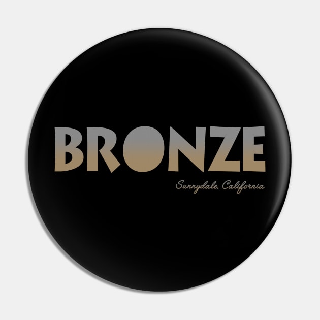 BRONZE Nightclub Pin by Clobberbox