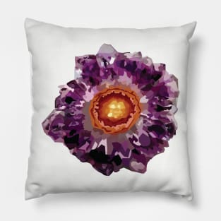 Purple Geode Pillow