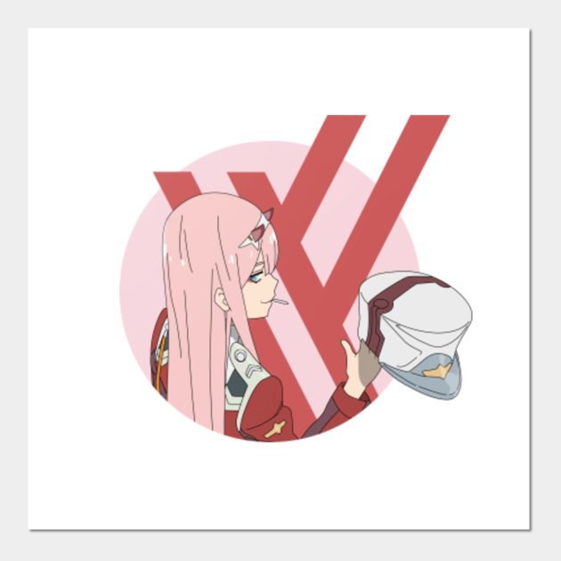 Zero Two from Darling in the Franxx - Anime - Posters and Art Prints | TeePublic Zero Two from Darling in the Franxx - Anime - Posters and Art Prints | TeePublic