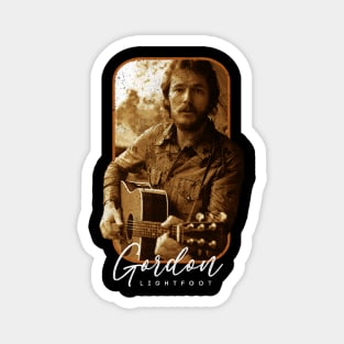 Gordon Retro Lightfoot Magnet